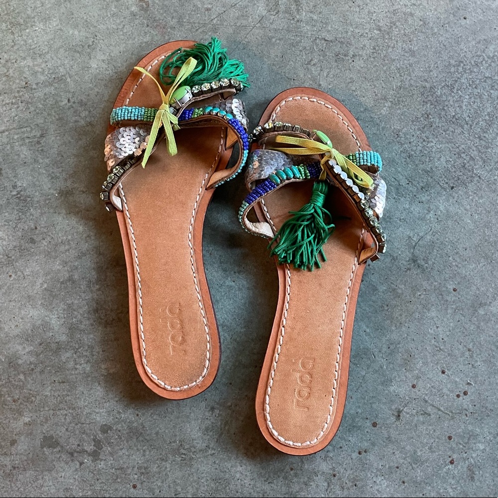 Rada Slippers with Tassels n Sequins size 37